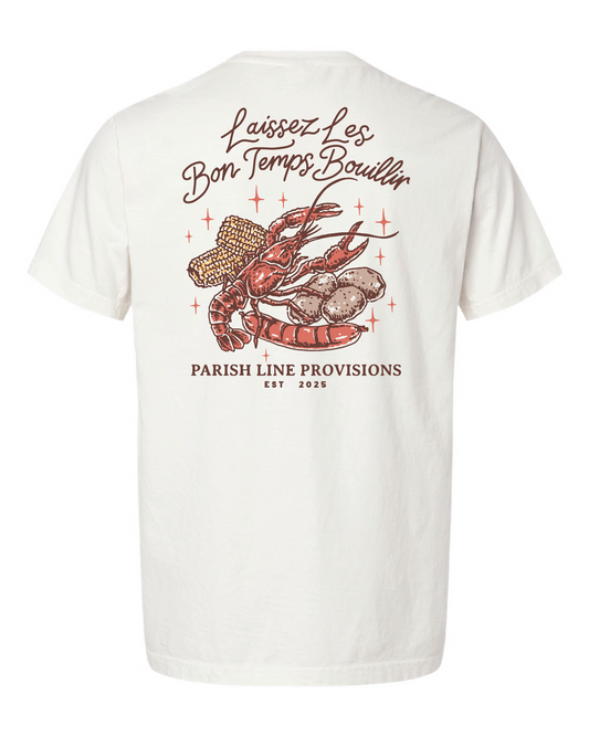 Tee - Crawfish - Vintage White