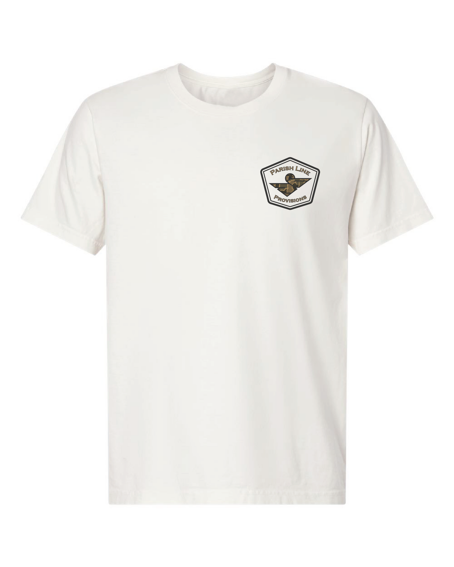 Tee - Camo Pelican - Vintage White