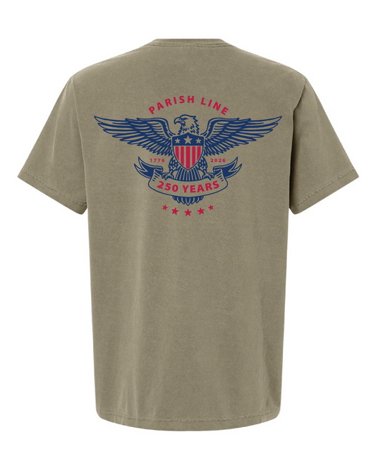 Tee - Freedom - Moss Green